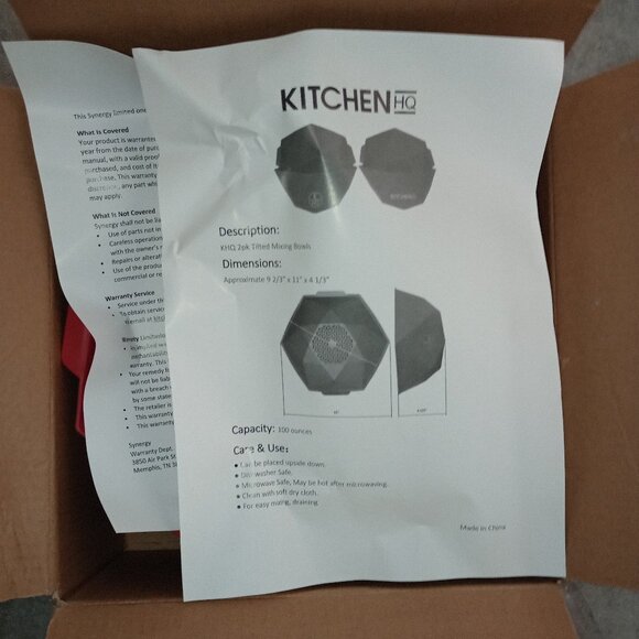Nwt kitchen HQ Red strainers - Picture 2 of 2